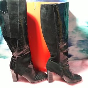 Impo onnie black knee high boots